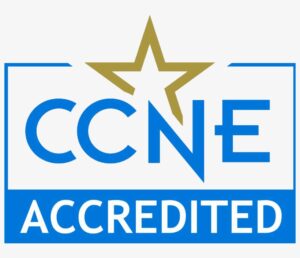 CCNE Accreditation badge