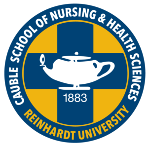 Cauble school of nursing and health sciences at reinhardt university logo