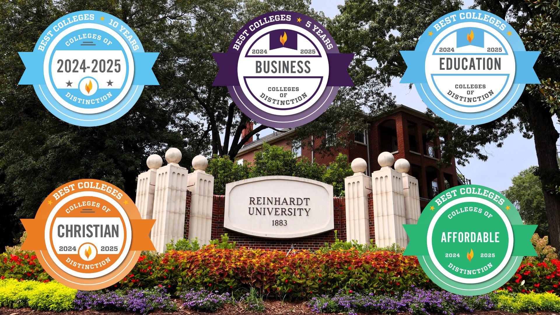 Reinhardt University Receives National Acclaim as a 20242025 College