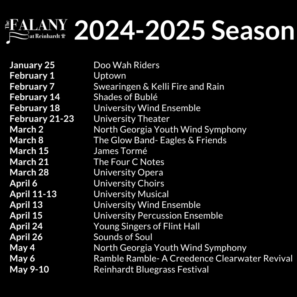 FPAC Unveils 20242025 Season Reinhardt University