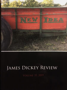 cover of the James Dickey Review, Vol. 35