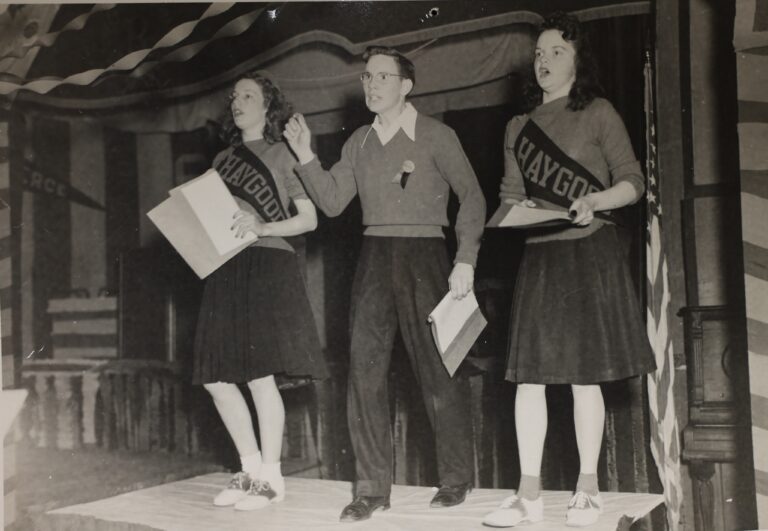 a literary society event